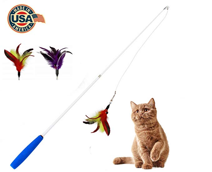 Atlantic Funny Cat Feather Toy Cat Mint Toy Cat Pointer Cat Interactive Toy