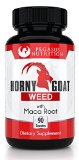Horny Goat Weed with Maca Root Extract Complex - For Men and Women - 1000mg Capsules - 90 Capsules - 100 Money Back Guarantee