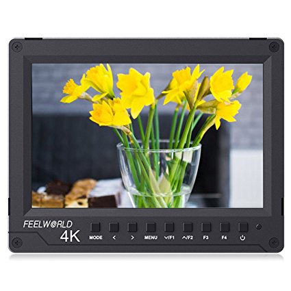 FEELWORLD A737 7 inch Full HD 1920x1200 IPS HDMI Camera Monitor Full Aluminum Housing with Histogram False Colors Zebra features for DSLR Camera and Camcorder (FW760 upgrade version)