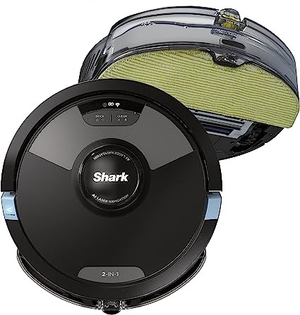 Shark RV2610WDCA AI Ultra Robot Vacuum and Mop with Matrix Clean Navigation, CleanEdge Technology, Perfect for Pet Hair, Works with Alexa