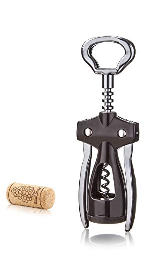 Vacu Vin 68425606 Winged Corkscrew Gift Pack, Stainless Steel