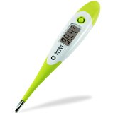 Best Health Digital Thermometer to Read and Monitor Fever Temperature in 15 Seconds by Oral Rectal Underarm and Axillary - Clinical Professional Thermometers and Reliable Readings for Baby Adult and Children - New Release July 2015 Modern Mercury Replacement