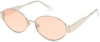 SOJOS Retro Oval Sunglasses for Women Men Trendy Sun Glasses Classic Shades UV400 Protection SJ1217