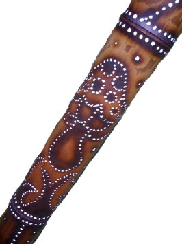 Hand Crafted, Fire Roasted Didgeridoo by RiverMan - Shroom