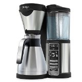 Ninja Coffee Maker Bar Brewer Style with 4 Brew Size Options From Single Cup to 10 Cup Stainless Steel Carafe and 4 Brew Styles Including Hot or Iced Specialty Coffees