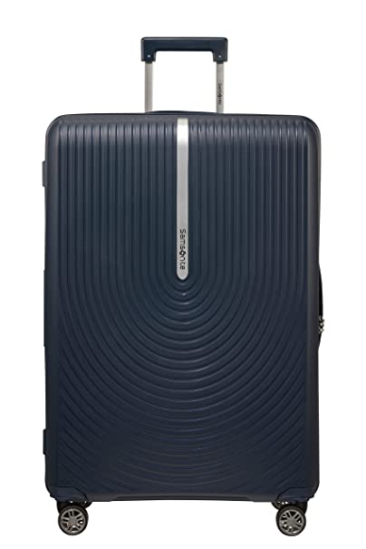 Samsonite Hi-Fi Polypropylene Spinner 75/28 Expandable Dark Blue Hardside Large Luggage