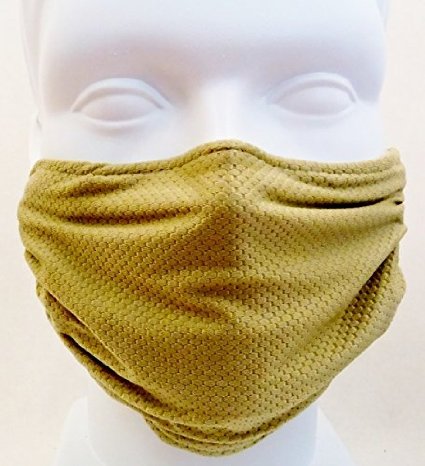 Breathe Healthy Honeycomb Olive Mask -Washable Antimicrobial Seasonal Allergies Construction Dust Flu Mask DustAllergy Mask