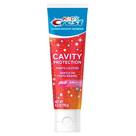 Crest Kid's Cavity Protection Toothpaste Gel Formula, Bubblegum Flavor, 4.2 Ounce