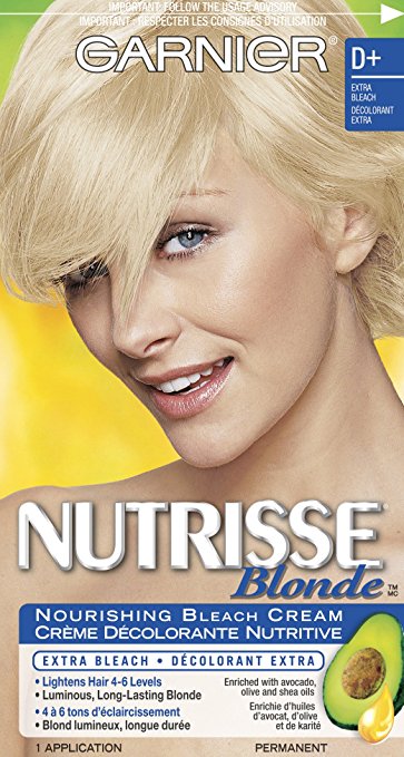 Garnier Nutrisse Nourishing Bleach Hair Colour Cream Blonde Soft, D  Extra Bleach