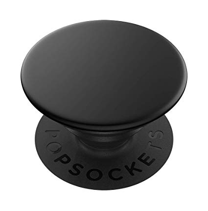 PopSockets PopGrip: Swappable Grip for Phones & Tablets - Aluminum Black