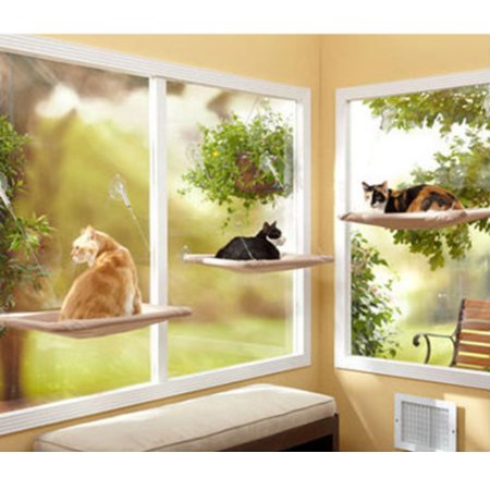 ZMG Cat Perch Window-mounted Cat Bed Cat Sunny Seat Pet Bed Hammock