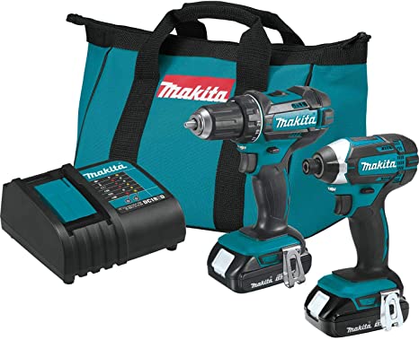 Makita CT225SYX 18V LXT Lithium-Ion Compact Cordless 2-Pc. Combo Kit (1.5Ah)