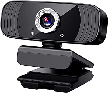 1080P Webcam with Microphone, Mersuii USB Computer Web Cam Camera Plug and Play Compatible with Windows, Mac Os, Android, Chrome for Video Calling, Live Streaming, Conference, Online Classes