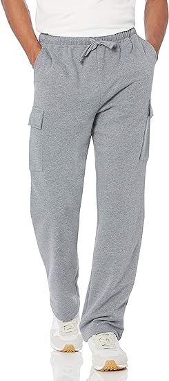 Amazon Essentials Mens Cargo Fleece Sweatpant