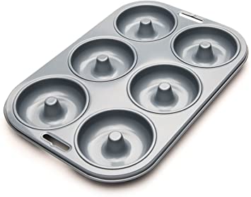 Fox Run Non-Stick, Donut Pan, Metallic