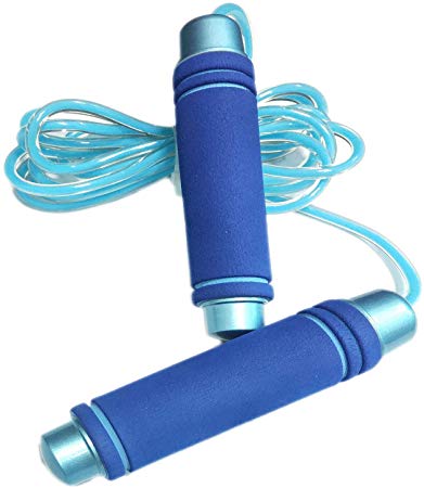 YZLSPORTS Adjustable Jump Rope with Carrying Pouch by Fitness Factor | Ergonomic, Durable, and Easy to Adjust | Premium Jump Rope for Men, Women, and Children of All Heights and Skill Levels
