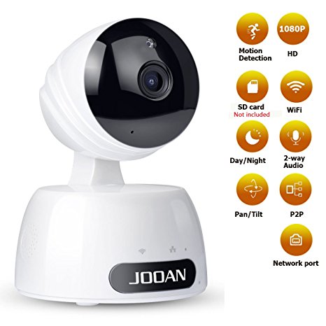 JOOAN 2.0MP 1080P IP Camera WiFi Home Wireless Security Surveillance System With Two Way Audio Remote indoor Night Vision Pet Baby Monitor