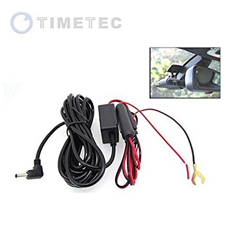 Timetec Hard Wiring 12V Power Cord Kit for Roadhawk Car Vehicle Dash Cam Blackbox DVR (Hard Wiring Kit)
