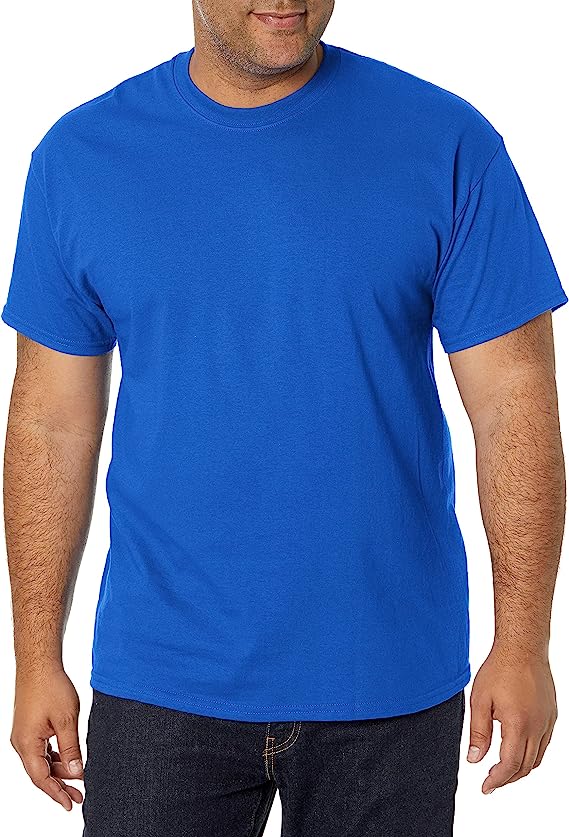 Gildan Mens Heavy Cotton Adult T-Shirt, 2-Pack