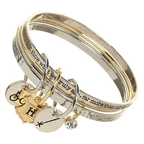 Bioworld Harry Potter Bangle Bracelet Hogwarts Jewelry Harry Potter Bracelet - Harry Potter Jewelry Hogwarts Bracelet