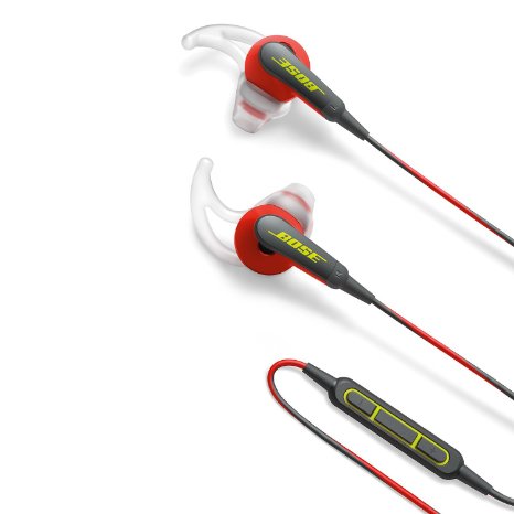 Bose SoundSport In-Ear Headphones for Apple Devices - Power Red