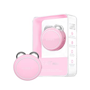 FOREO BEAR Mini Microcurrent Facial Device, Face Sculpting Tool, Instant Face Lift, Firm & Contour, Reduce Double Chin, Non-Invasive, Increases Absorption of Facial Skin Care Products, Fuchsia