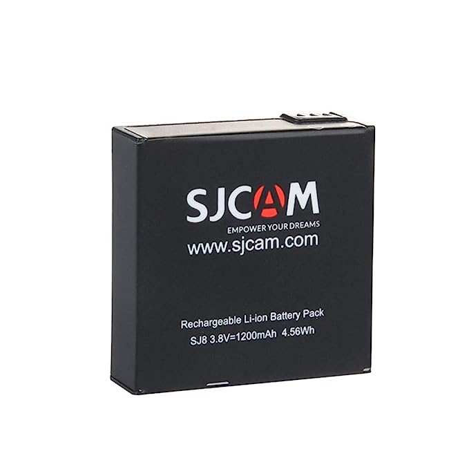 SJCAM 3.8V 1200mAh Li-ion Battery for SJ8 Pro SJ8 Plus/SJ8 Air Action Camera (Black) (YT-ACBATTERYSJ8)