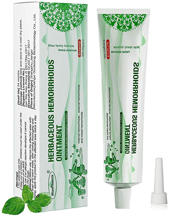 Hemorrhoid & Fissure Ointment Cream, Natural Hemorrhoid Fissure Treatment for Internal, External or Thrombosed, Fast hemorrhoid Relief