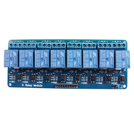 JBtek 8 Channel DC 5V Relay Module for Arduino Raspberry Pi DSP AVR PIC ARM