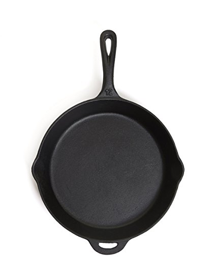 Camp Chef 12 Seasoned Cast Iron Skillet