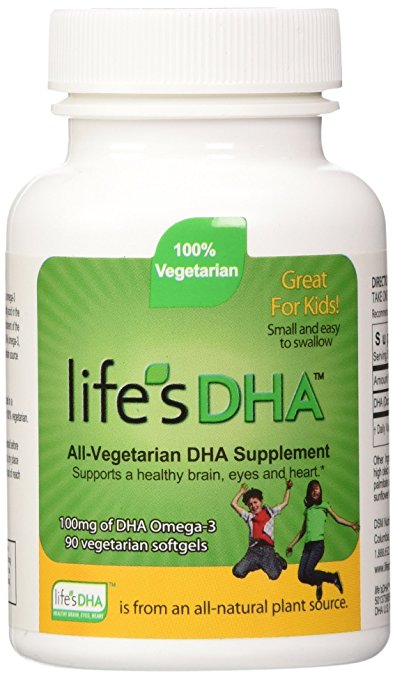 Martek Life's DHA Omega-3 DHA 100mg 90 All-vegetarian Softgels Kids (pack 4)