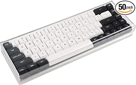 YMDK Mechanical Keyboard Dust Cover Keycap Lid Acrylic for 60% Mechanical Keyboard 68