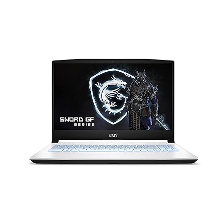 MSI Sword 15 A12VF, Intel 12th Gen. i7-12650H, 40CM FHD 144Hz Gaming Laptop (16GB/1TB NVMe SSD/Windows 11 Home/Nvidia GeForce RTX4060, 8GB GDDR6/White/2.25Kg), A12VF-401IN