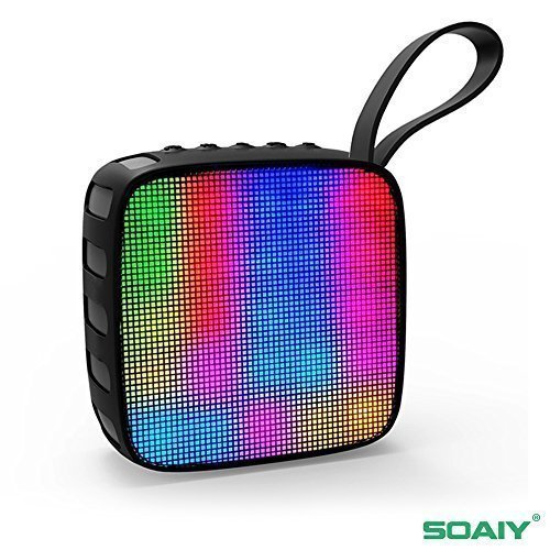 SOAIY S-51 Bluetooth SpeakerPortable Wireless Surround Sound SpeakerStereo SpeakerBuilt-in Microphone AUX Jack TF Card Slot85 Hours PlaytimeSpeaker for iPhone iPad iPod Touch Samsung Laptop