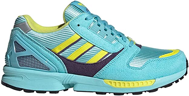 adidas Originals ZX 8000, Clear Aqua-Light Aqua-Shock Yellow