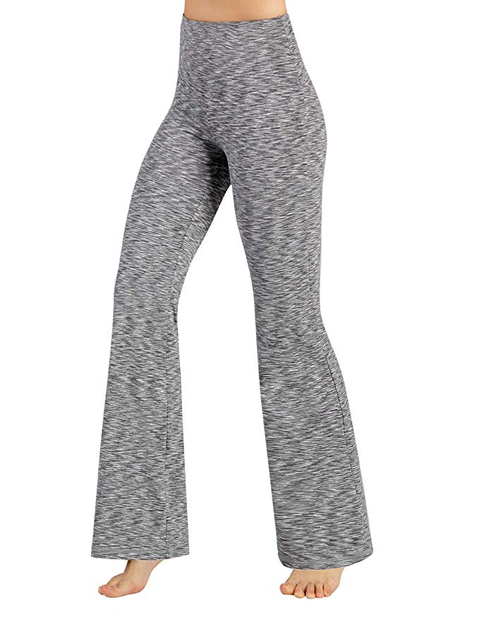 ODODOS Power Flex Boot-Cut Yoga Pants Tummy Control Workout Non See-Through Bootleg Yoga Pants