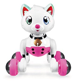 Hi-Tech Wireless Interactive Robot Cat Cute Smart Kitty Best Birthday Present for Girls, Daughter, Kids, Children