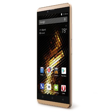 BLU Vivo XL Smartphone - 55 4G LTE - GSM Unlocked - Solid Gold