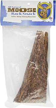 Chasing Our Tails Moose Rack Snack, 100-Percent Naturally Shed Moose Antler Chew