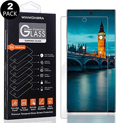 Galaxy Note 10 /Note 10 Plus Tempered Glass Screen Protector, Anti-Scratch, Bubble Free and Case Friendly, 3D Curved Edge, Screen Protector Compatible Note 10  /Note 10 Plus [2Pack]