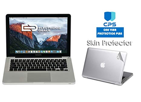 Apple MacBook Pro MD101LL/A 13.3-inch Laptop (2.5Ghz, 4GB RAM, 500GB HD) (Certified Refurbished) w/ED Bundle - $99 Value (Bundle Includes: Protective Skin   1 Year CPS Limited Warranty)