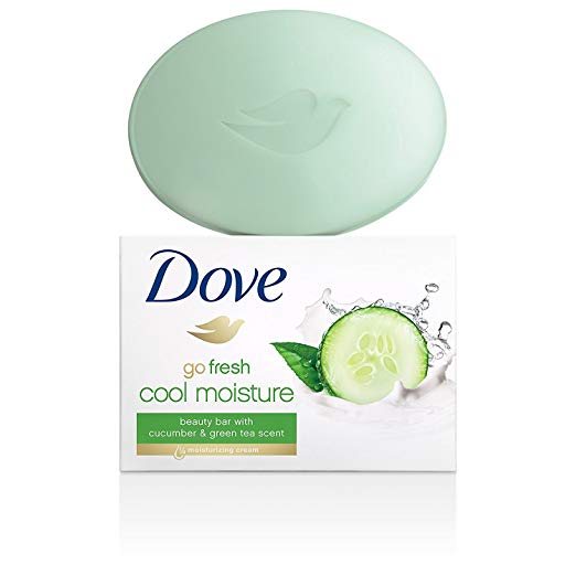 Dove Beauty Bars Go Fresh Cucumber & Green Tea 24 bars, 3.52 Oz/100 Gm Each