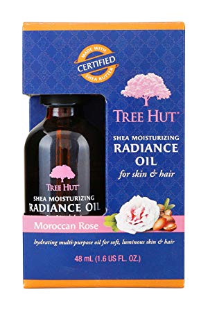 Tree Hut Shea Moisturizing Radiance Oil Moroccan Rose, 1.6oz, Ultra Hydrating Oil for Nourishing Essential Body Care