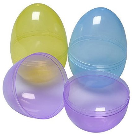 Jumbo 6' Assorted Color Easter Eggs (6 Pack)