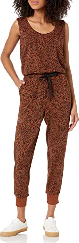 Amazon Essentials Womens Studio Terry Fleece Jumpsuit