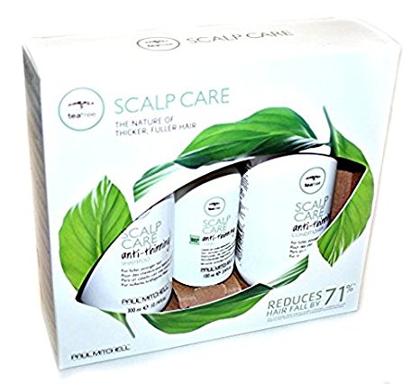 Paul Mitchell Tea Tree Anti-Thinning Scalp Care Trio Shampoo Conditioner 10.14oz Anti-Thinning Tonic 3.4oz
