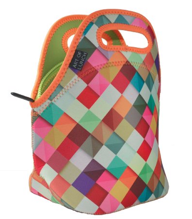 Neoprene Lunch Bag by ART OF LUNCH with Design by Danny Ivan Portugal - Large 12 x 12 x 65 Designer Lunch Tote Produced Through a Partnership With Artists Around the World
