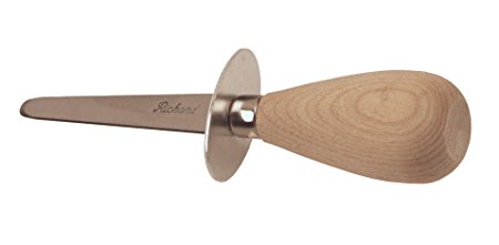 Nantucket Seafood 0275 Oyster Knife, Stainless Steel with Wood Handle