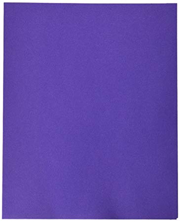 Oxford Two-Pocket Folders, Purple, Letter Size, 10 per Pack, (57583)