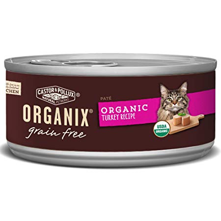 Organix Organic Canned Cat Food Turkey Pate